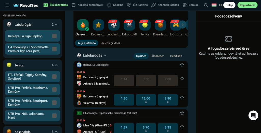 Royalsea hu sport betting